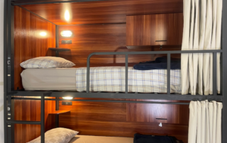 beliche quarto compartilhado 4 camas bambu hostels foz do iguacu